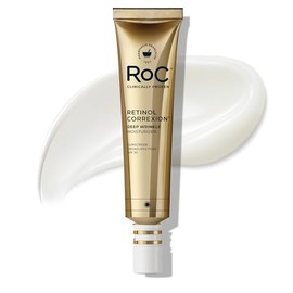 RoC Retinol Correxion Hidratante Facial Diario contra Arrugas Profundas con Protector Solar SPF 30 para Líneas Finas, Manchas Oscuras, Cicatrices Post