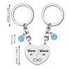 WTOPP 2Pcs Weirdo Keyring Best Friends Gift Friendship Gifts For