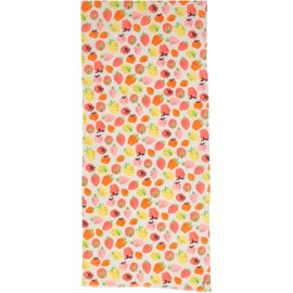 FRAAS Women's Scarf with Strawberry Print - 50 x 180 cm Size - Cotton, Honest White, Unit size