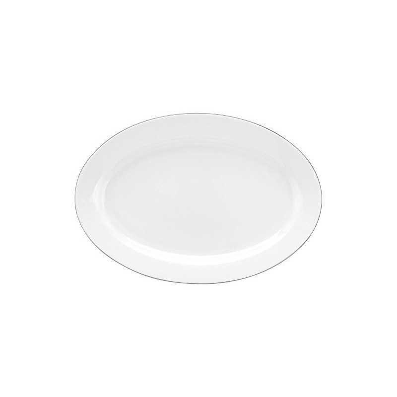 Portmeirion Home & Gifts Oval Platter, White