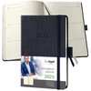 SIGEL C2513 Conceptum Weekly Planner 2025, Approx. A6, Black, hardcover,