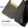 Invisible Magnetic View Window PU Leather Flip Case Compatible with