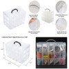 ZLY 3-Tier Demountable Plastic Jewelry Box Organizer Storage Container with