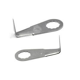 (2 Packs) Air Windshield Knife Blades L-Shaped Serrated Cutting Blade for Car Window Seal Cutter Auto Glass Adhesive Cut-Out Knife Windscreen Removal Tool