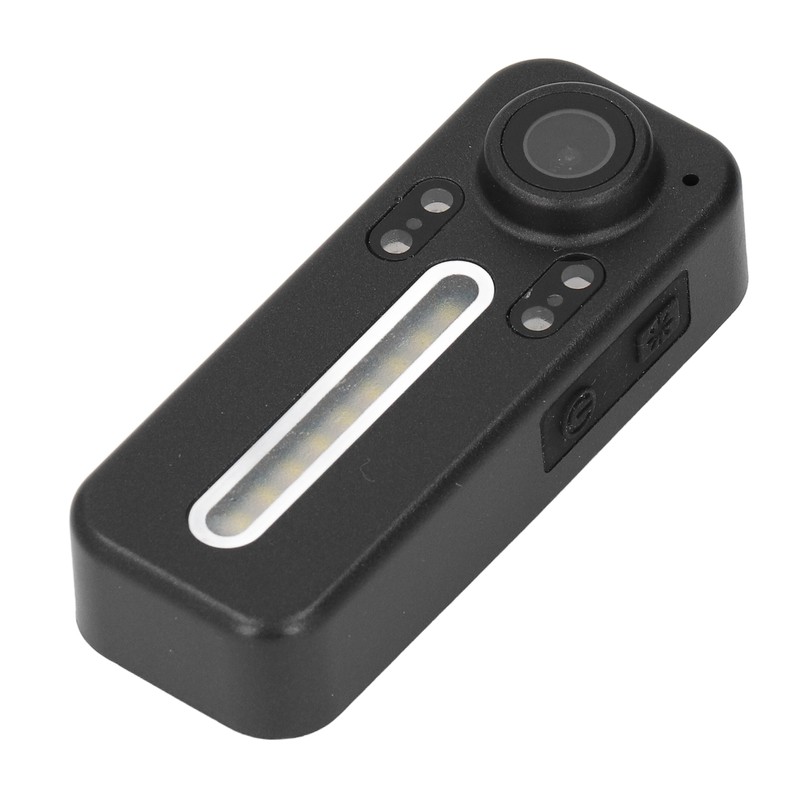 Portable Video Recorder 1080P LED Fill Light Back Clip Night