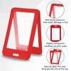 1 Pcs ID Badge Holder with Double-Sided Windows Vertical Hard