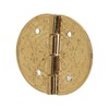 10pcs Mini Antique Hinges Round Exquisite Retro Design Corrosion Resistance