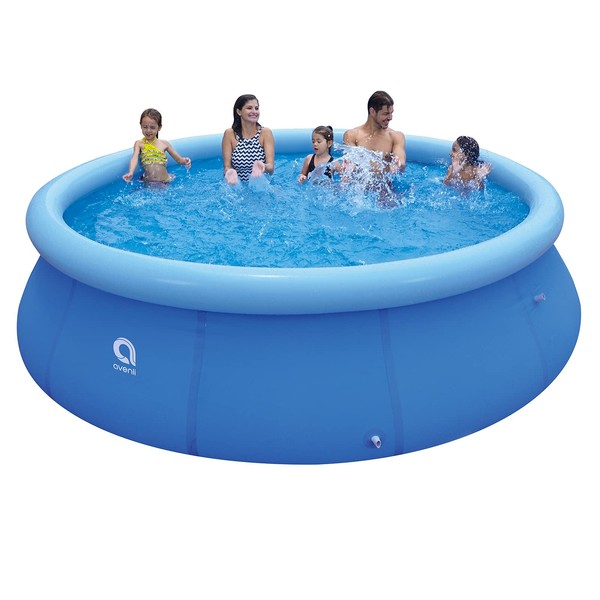 DIMAR GARDEN 15ft x 36in Inflatable Swimming Pool Outdoor Above Ground Round Air Top Ring Pools for Kids or Adults,Backyard Lawn Family