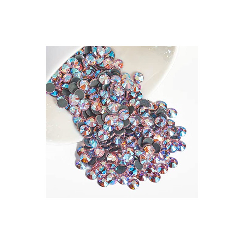 Beadsland Hotfix Rhinestones, 1440pcs Flatback Crystal Rhinestones for Crafts Clothes