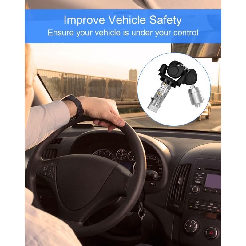 Ignition Switch Door Lock Cylinder Fit for Chevy Express Van