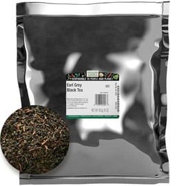 Frontier Co-op Earl Grey Black Tea, 1-pound Bulk Bag, Smoky Tea Flavor with Bergamot Oil, Great with Citrus, Kosher