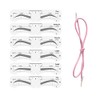 KKPLZZ Molde de plástico para Cejas, Moldeador de Cejas Suave
