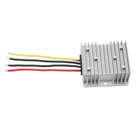 DC to DC Step Up Module, Aluminum Shell Boost Voltage Converter 12V 9‑13V to 13.8V 15A, IP67 Waterproof, High Efficiency, Overload Protection, Aluminum Housing, Resin, Vehicles,