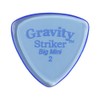 Gravity Striker Guitar Pick (Big Mini - Polished, Blue)
