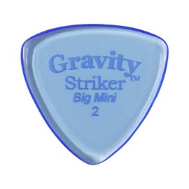 Gravity Striker Guitar Pick (Big Mini - Polished, Blue)