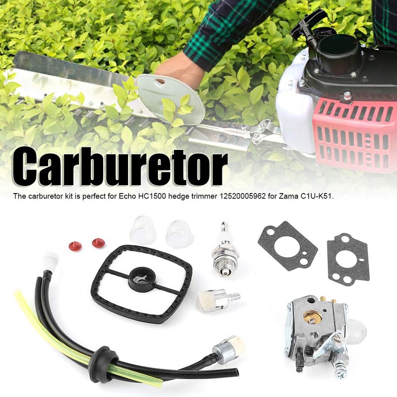 Zerodis Carburetor Echo HC1500 hedge trimmer 12520005962 for Zama C1U‑K51,