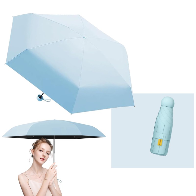 EEPLUYTY Mini Umbrella, Six Bone Umbrella, UV Protection Umbrella, Outdoor