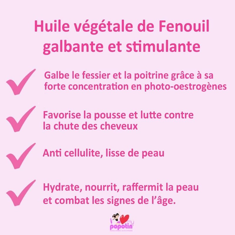 Öl für die Gesäßmuskulatur – 100 % natürlich, 100 ml