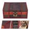Classical Wooden Jewelry Storage Box Chest Case Holder Organizer with