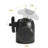 Hensych Aluminum Alloy Mini 360° Rotation Swivel Desktop Ball Head