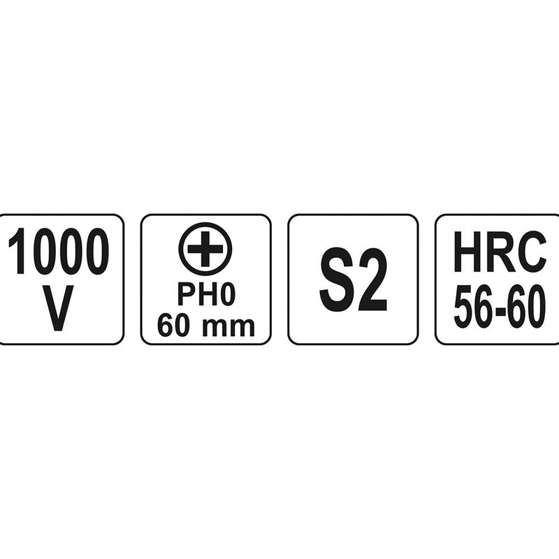 Yato yt-2821 – Insulated Screwdriver 1000 V PH0 x 60