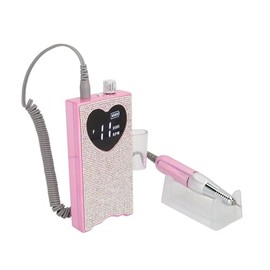 Taladro Eléctrico Portátil para Uñas, 0-35000 rpm Torno Eléctrico para Uñas Taladro de Uñas Máquina Herramienta de Pulido de Manicura Eficiente para P
