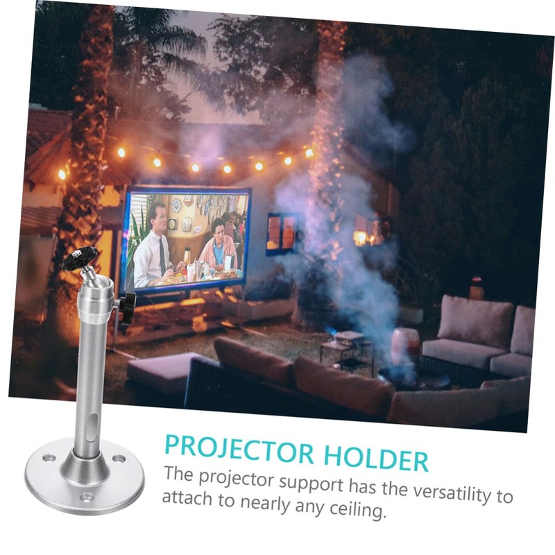 ORFOFE 2pcs Projector Ceiling Mount Bracket Aluminum Alloy Easy Install