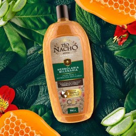 Tío Nacho Shampoo Herbolaria Milenaria. Botella Con 950ml.