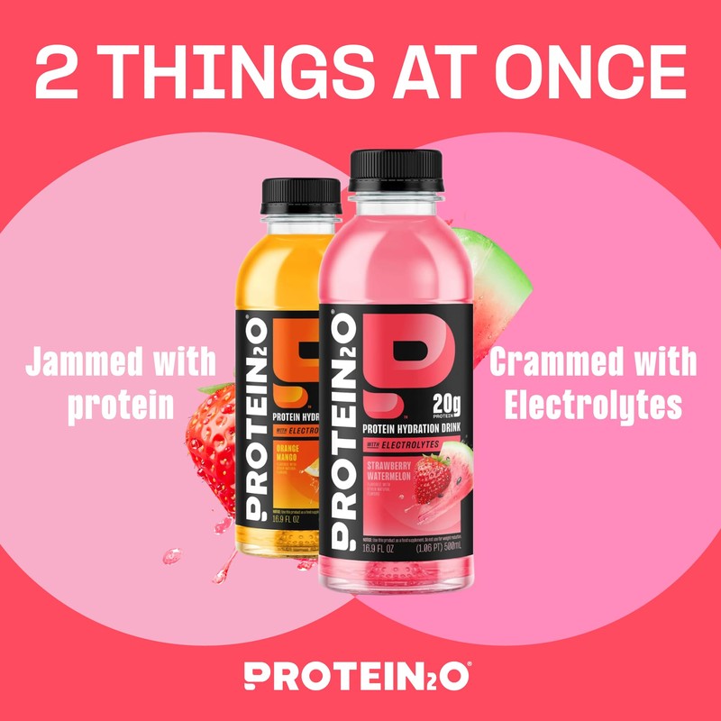 Protein2o Hydration Drink - 2-in-1 Liquid Clear Whey Protein Isolate