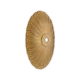 B&P Lamp® 5 1/2" Solid Brass Die Cast Back Plate, Unfinished Brass