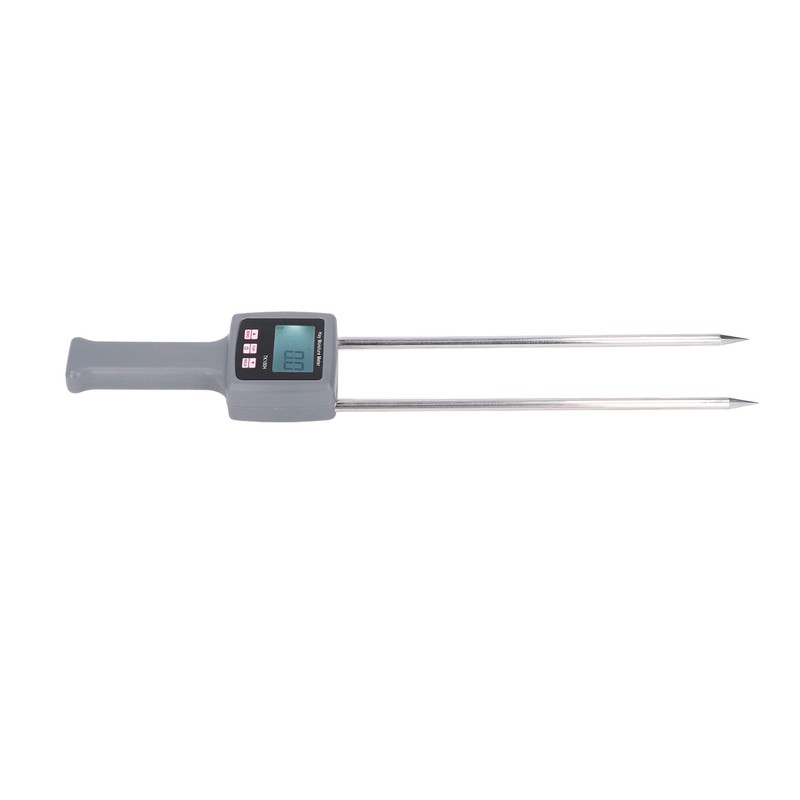 Hay Moisture Meter ABS Housing Digital Display Handheld Multifunctional Portable