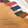 ANZON MORIES 48 Pieces Christian Scripture Bookmarks with Bible Verse