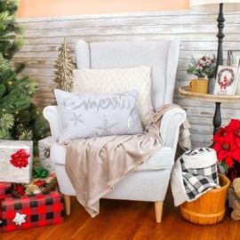 National Tree Company HGT93-TCC25688A Decorative Pillow, Green