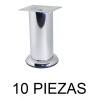 Herrajes Guerrero Pata Para Mueble O Sala 12 Cm De