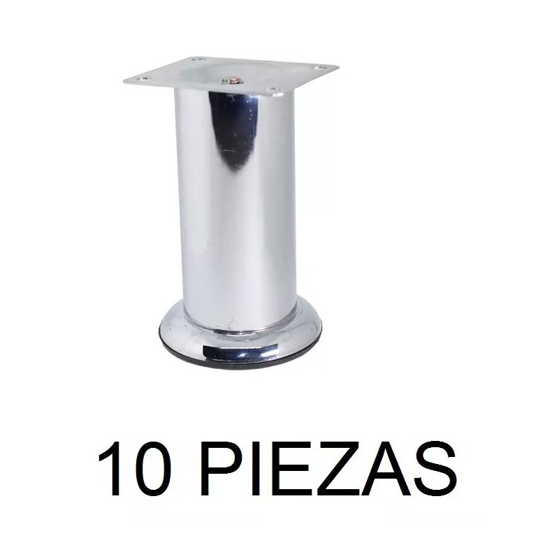 Herrajes Guerrero Pata Para Mueble O Sala 12 Cm De