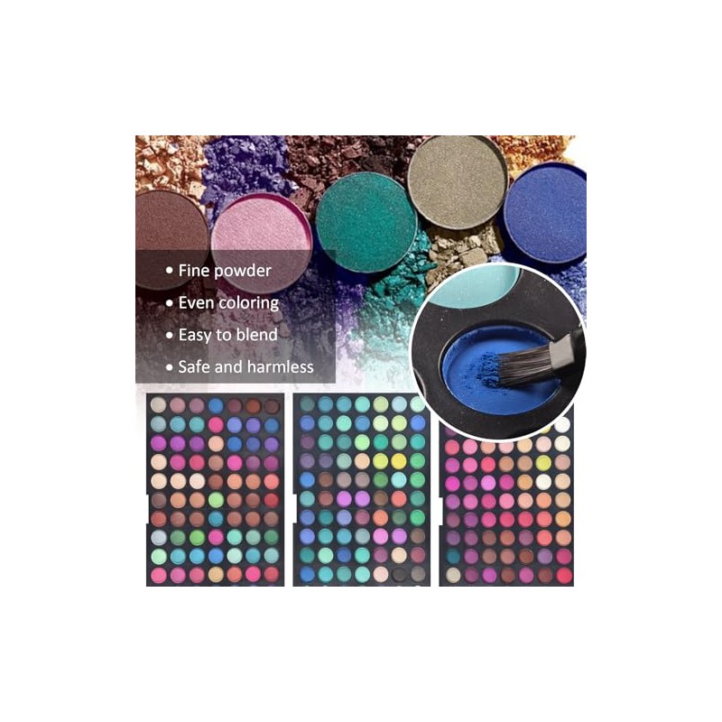 Pure Vie Professional 252 Colors EyeShadow Palette Makeup Contouring Kit