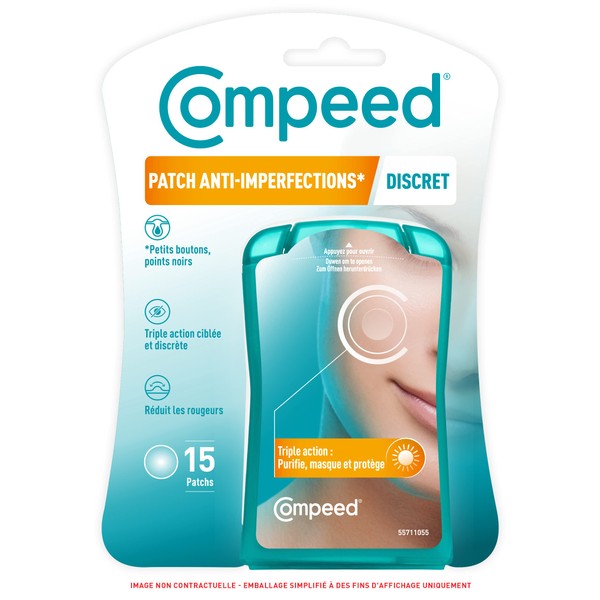 Compeed - Discreet Imperfection Patches - Hydrocolloid Patches - Ideal