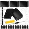 Pack of 4 Junction Boxes, IP67 Waterproof Plastic Housing with