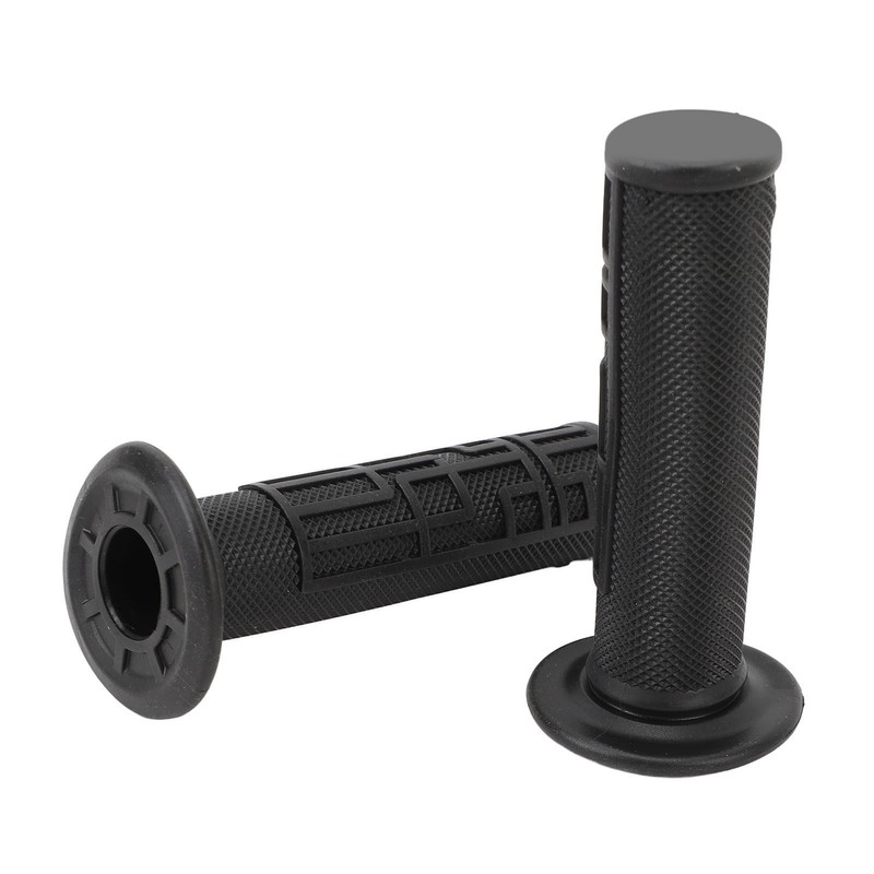 1 Pair Motorcycle Handlebar Grip Anti Slip Left Right Rubber