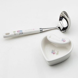 Golden Bell Ice Cream Mini Scoop + Saucer / 골든벨 아이스크림 미니국자+받침