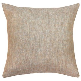 LITHUANIA LINEN Cushion Cover Made of Lithuanian Linen, 23.6 x 23.6 inches (60 x 60 cm), French Melange Brown