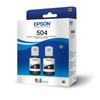 Epson Ecofit Botellas de Tinta Color Negro T504 2 Unidades