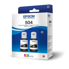 Epson Ecofit Botellas de Tinta Color Negro T504 2 Unidades