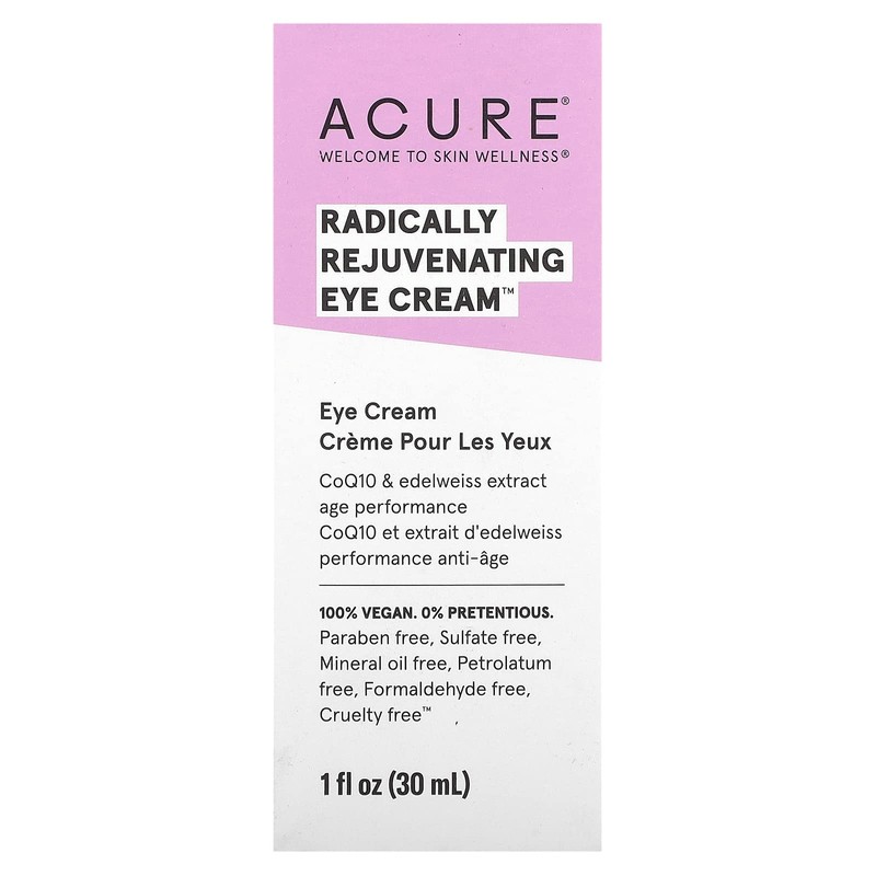 MSOVA ACURE Radically Rejuvenating Eye Cream, 1 Fl. OZ. -