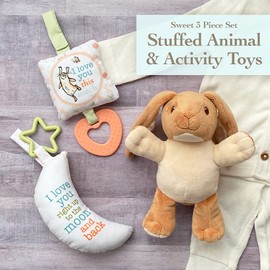 KIDS PREFERRED Guess How Much I Love You 3 Piece Gift Set with Stuffed Animal and Activity Toys