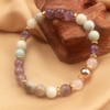 UEUC Healing Stone Bead Bracelet for Women, Natural Gemstones, Balance