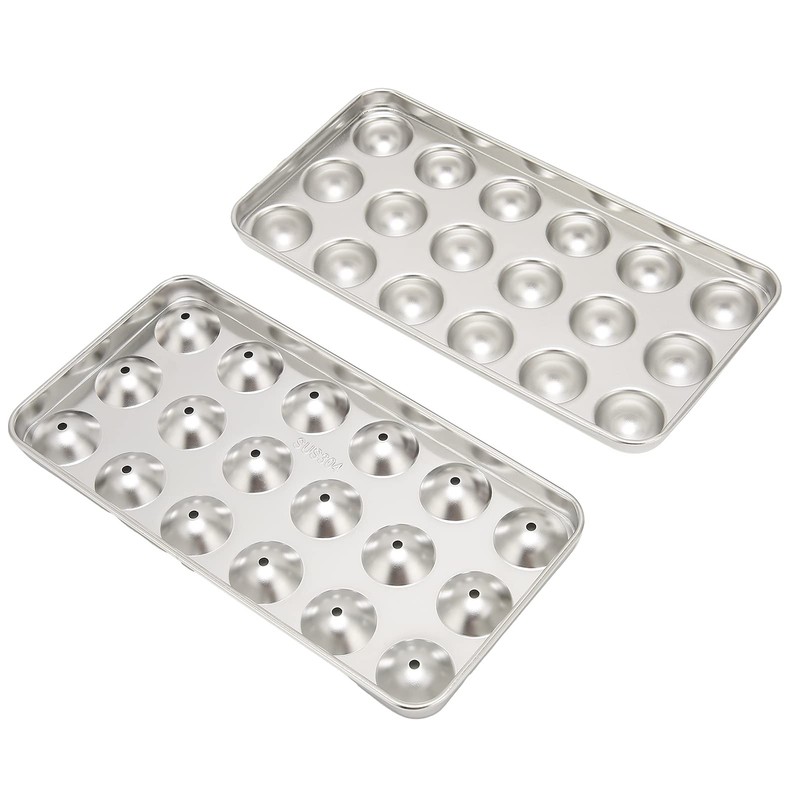 Ice Cube Tray, Stainless Steel Ice Mold, 304 Stainless Steel