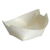 ABENA Gastro Disposable Bowls, Wooden Bamboo Boats | 100 Pack