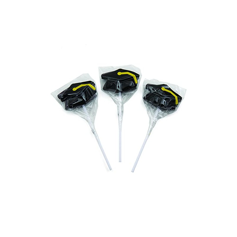 Black Mortarboard Graduation Suckers - Candy & Suckers & Lollipops