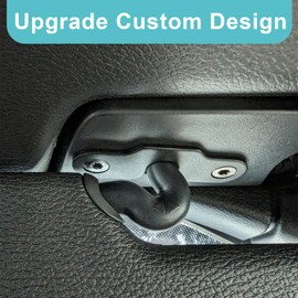 Sun Visor Repair Kit Heavy Duty Sun Visor Clips, Visor Mounting Clips Compatible with Jeep Wrangler JK 2018/ Wrangler 2018-2024/ Gladiator 2020-2024 & Jeep Wrangler Accessories